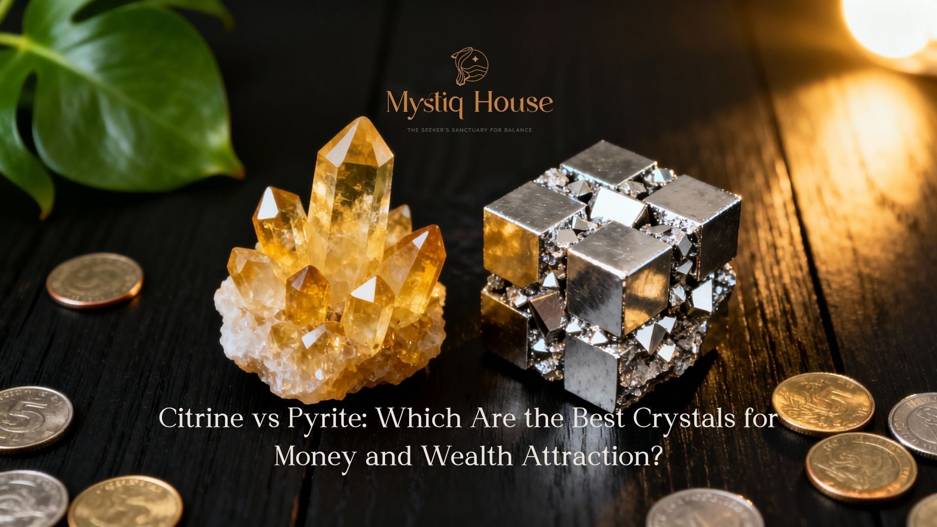 Citrine vs Pyrite: Which Are the Best Crystals for Money and Wealth Attraction?