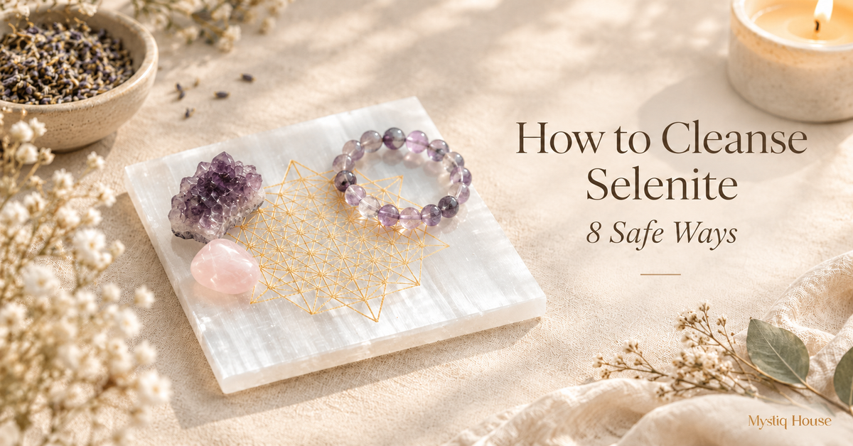 How to Cleanse Selenite: 8 Safe Ways