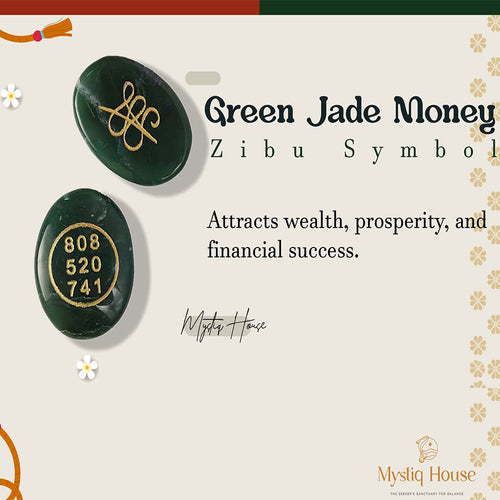 Green Jade Money Switch Oval & Zibu Symbol Img