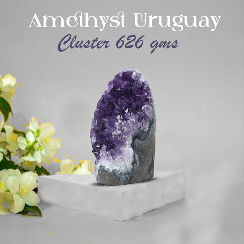 Amethyst Uruguay Cluster 626 gms Img