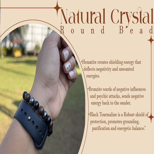 Triple Protection Bronzite 8mm Bracelet Img