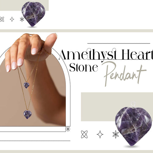 Amethyst Big Heart Pendant Img