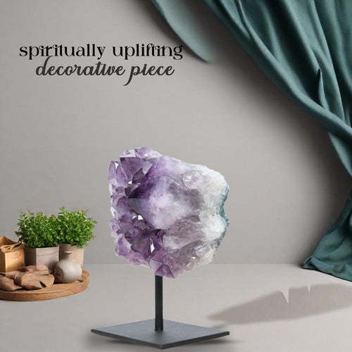 Amethyst Cluster With Stand Img