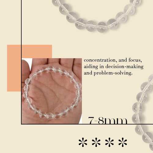 Clear Quartz 8mm Bracelet Img