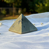 Pyrite Stone Pyramid