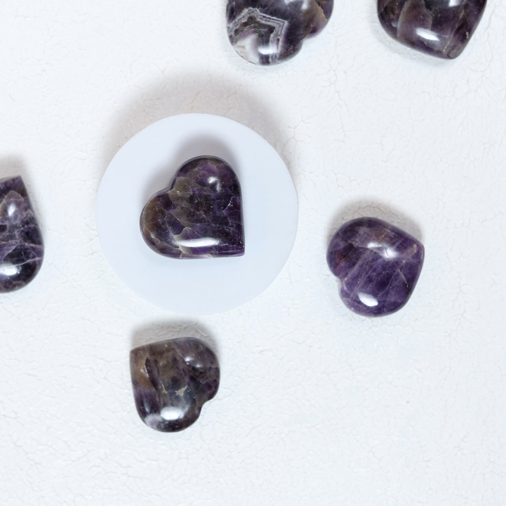 Amethyst Heart Stone