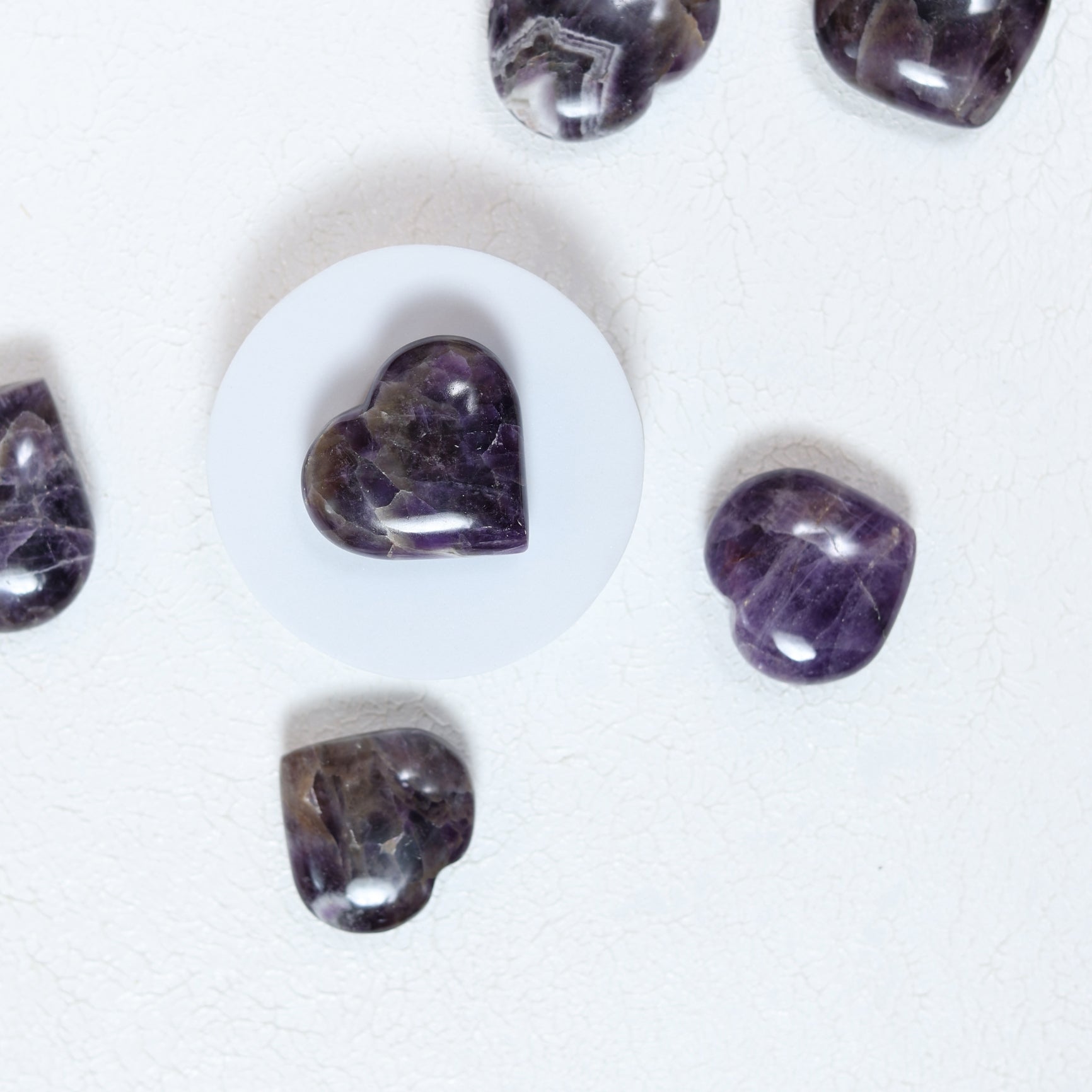 Amethyst Heart Stone