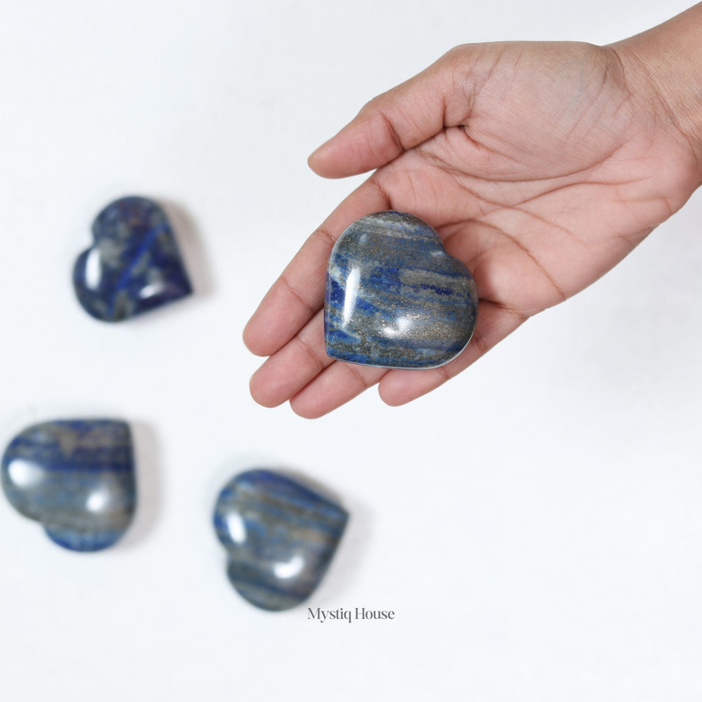 Lapis Lazuli Heart Stone