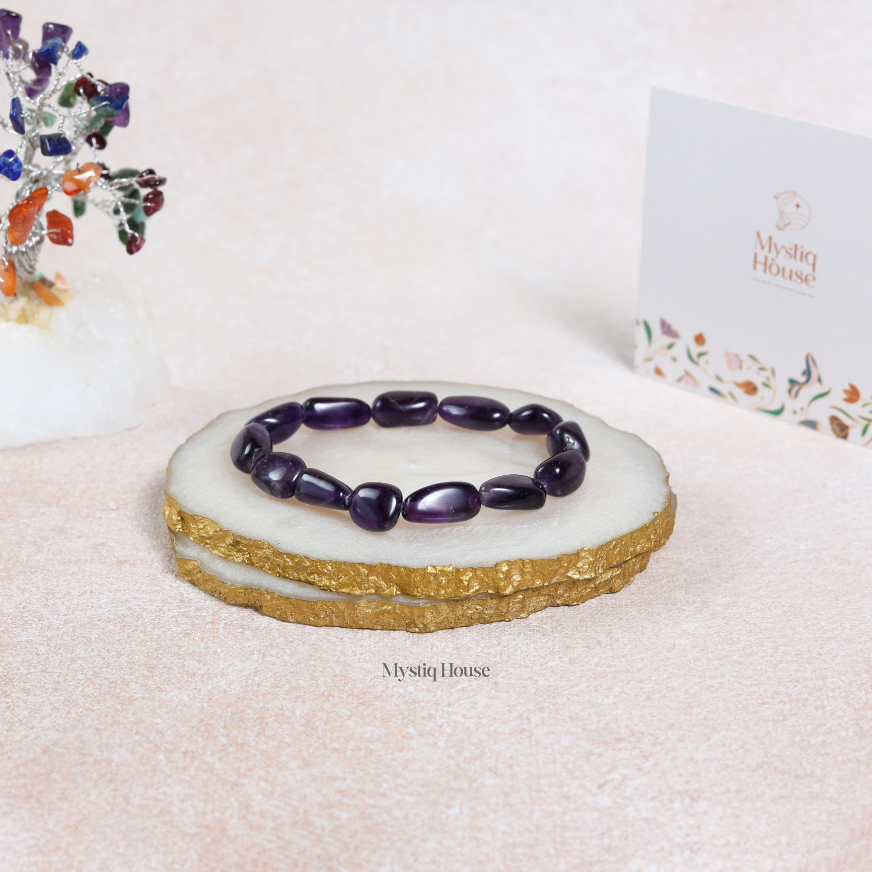 Amethyst Nugget Bracelet