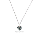 Rainbow Moonstone Mini Heart Pendant