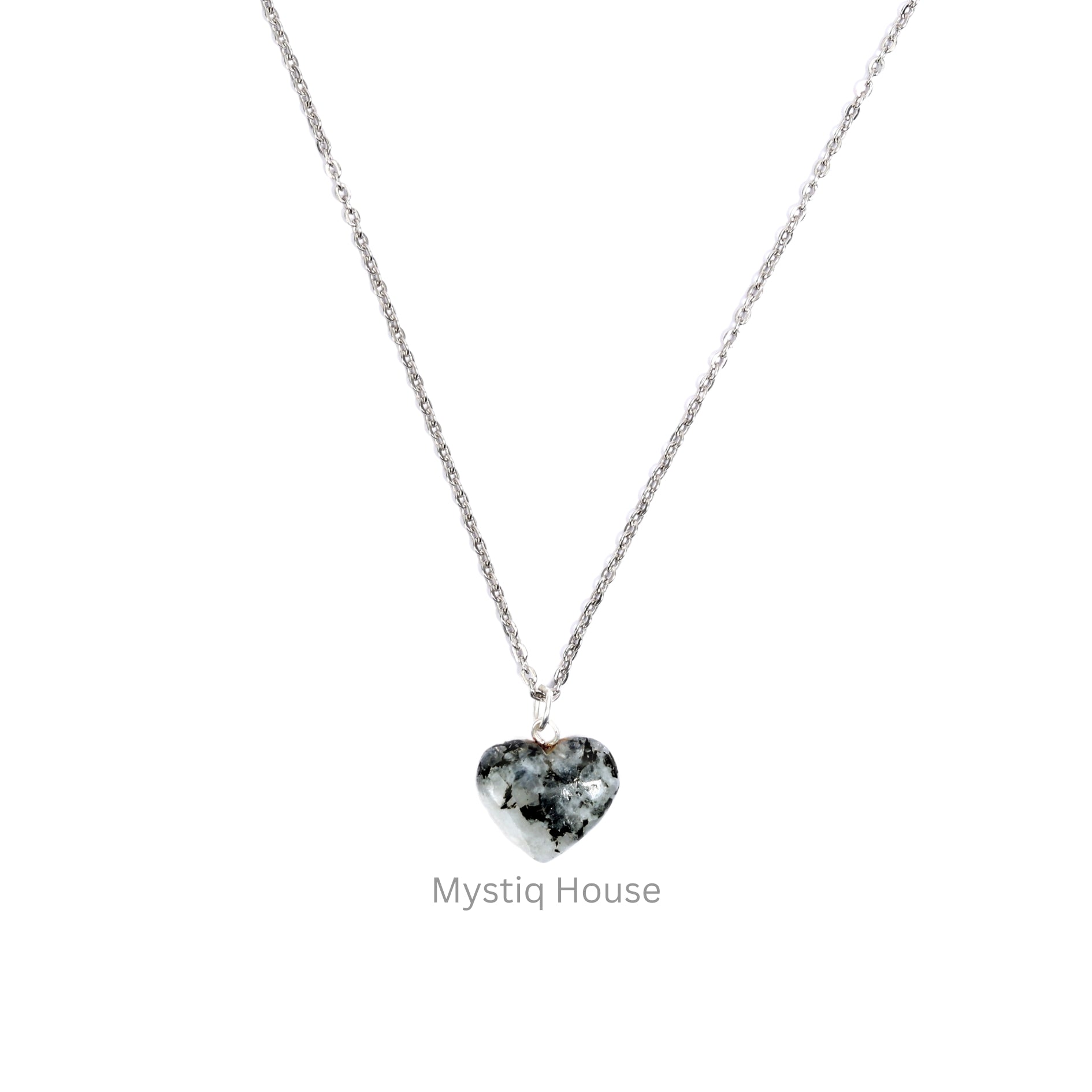 Rainbow Moonstone Mini Heart Pendant