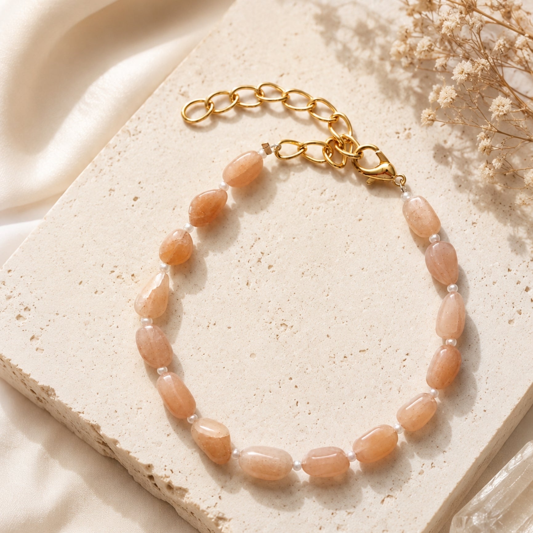 Sunstone Tumble Bracelet