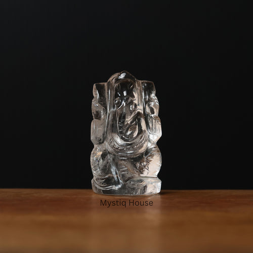 Clear Quartz Mini Ganesha Img