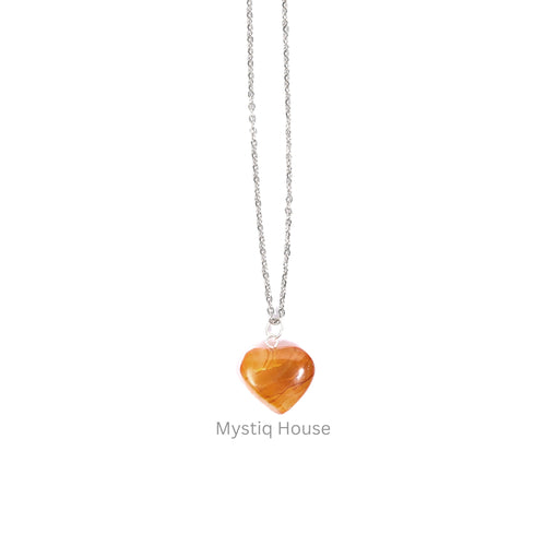 Red Carnelian Mini Heart Pendant Img