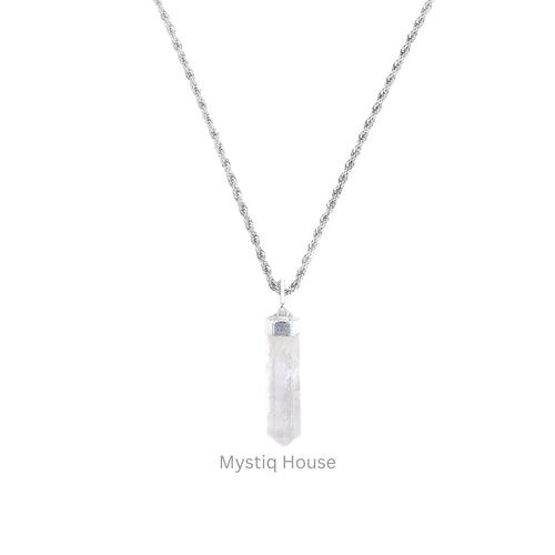 Clear Quartz Pencil Pendant Img