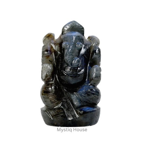 Labradorite Stone Ganesha Img