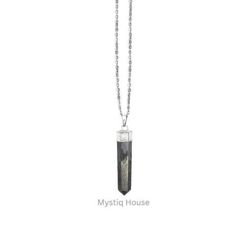 Pyrite Pencil Pendant Img