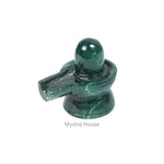 Green Jade Stone Shivling 