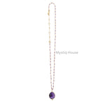 Amethyst Faceted Necklace