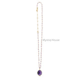 Amethyst Faceted Necklace