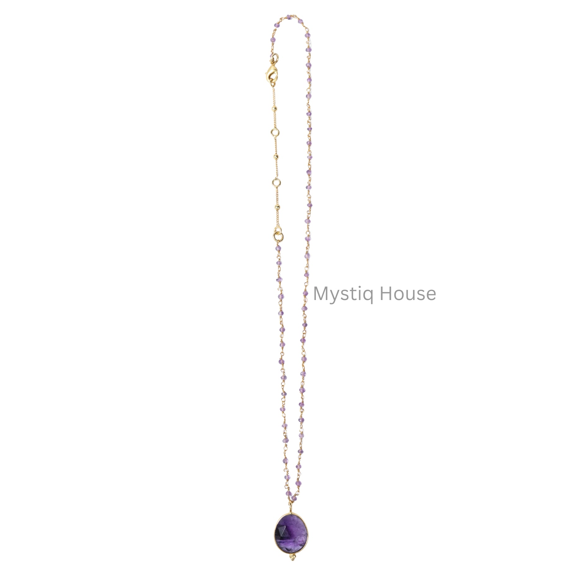 Amethyst Faceted Necklace