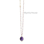 Amethyst Faceted Necklace