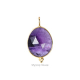 Amethyst Faceted Necklace