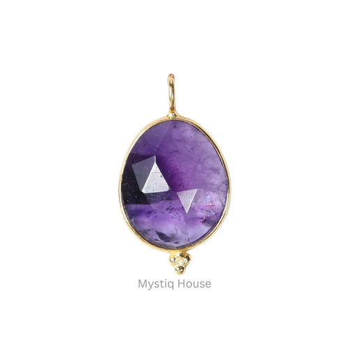 Amethyst Faceted Necklace Img