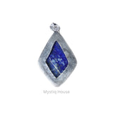 Lapis Lazuli Brass Pendant 