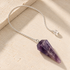 Amethyst Pendulum Dowser - Point