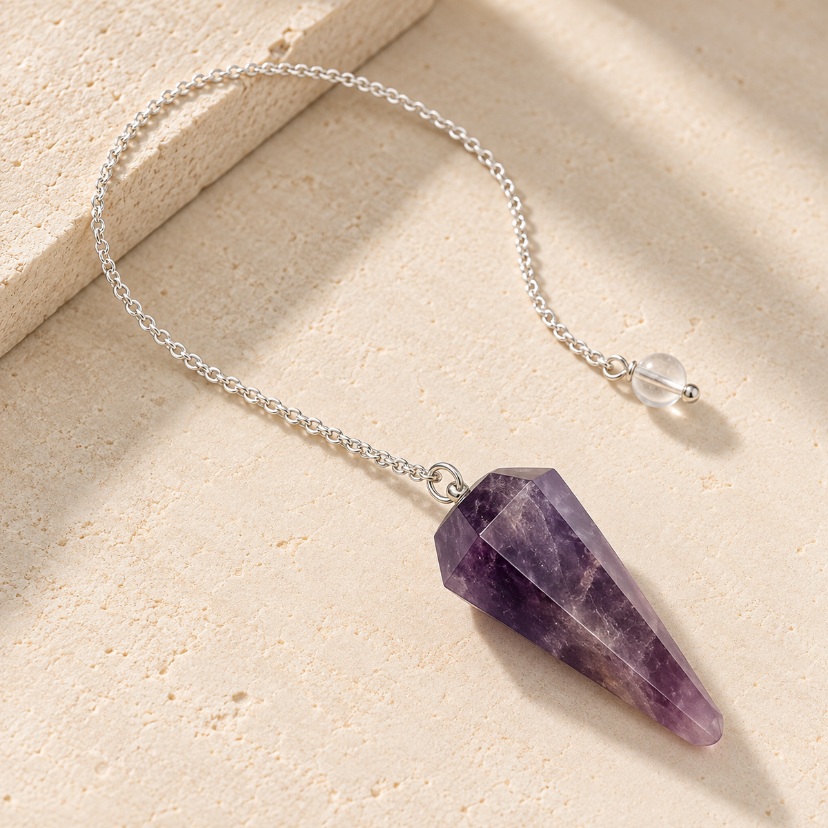 Amethyst Pendulum Dowser - Point