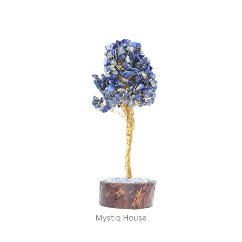 Lapis Lazuli Tree 300 B Gold Wire Img