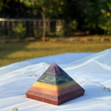 7 Chakra Stone Pyramid