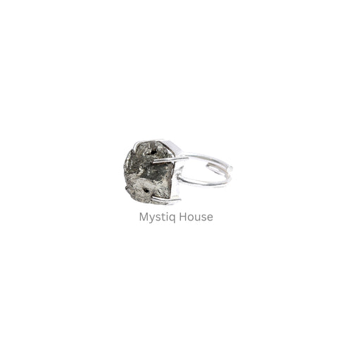 Premium Pyrite Cluster Ring Img