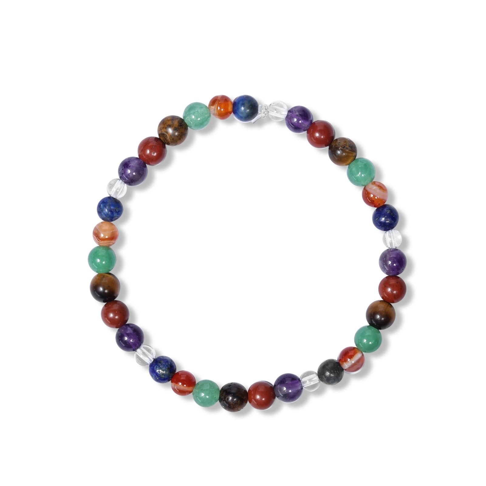 7 Chakra 4mm Bracelet - MystiqHouse