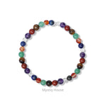 7 Chakra 4mm Bracelet - MystiqHouse