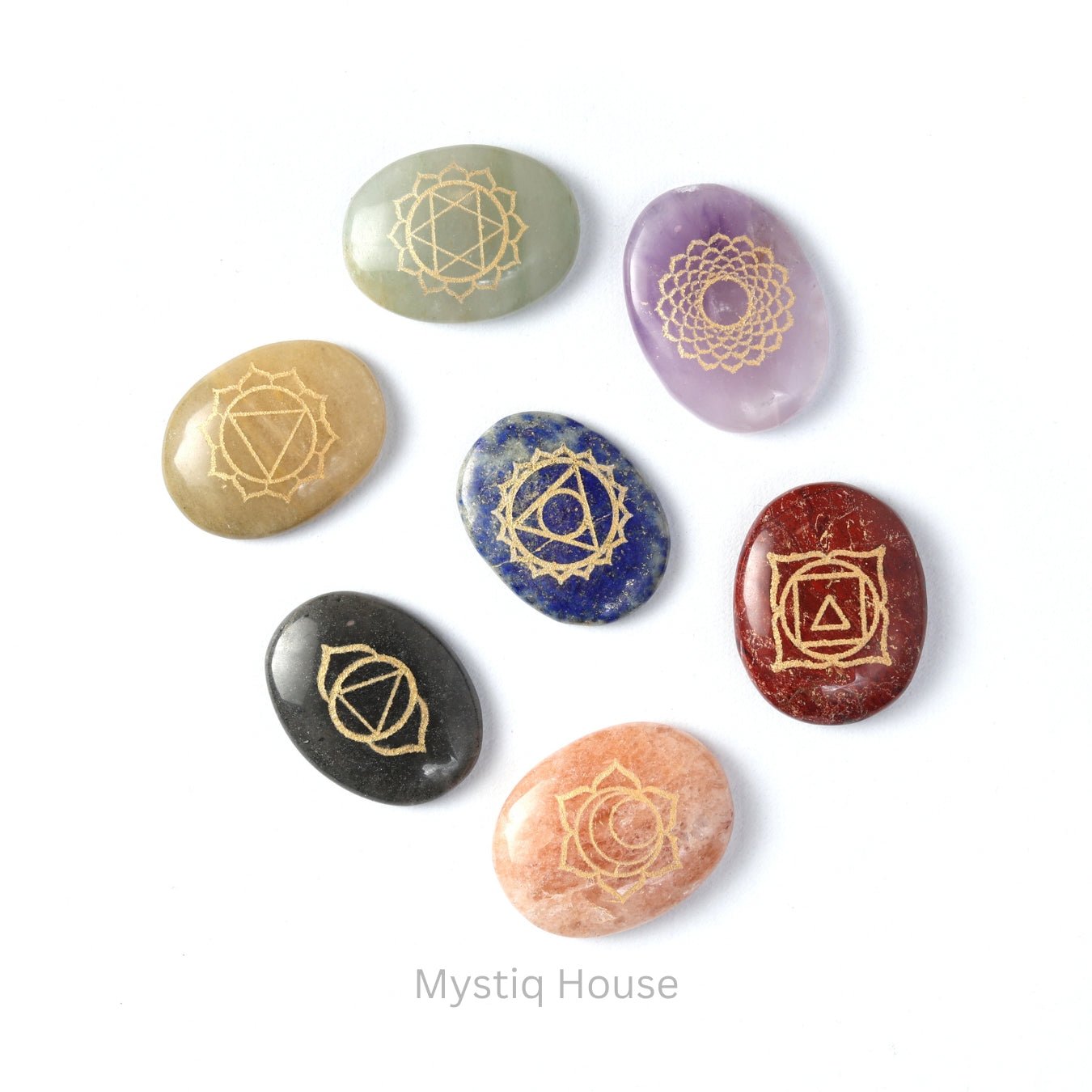 7 Chakra Cabochon Set - MystiqHouse