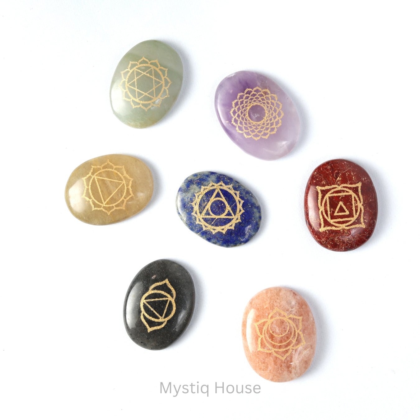 7 Chakra Cabochon Set - MystiqHouse