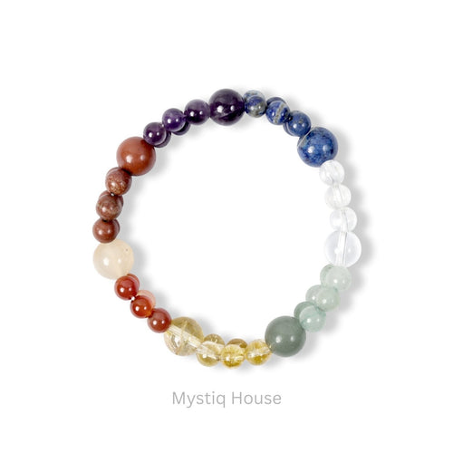 7 Chakra Double Layer Bracelet - MystiqHouse
