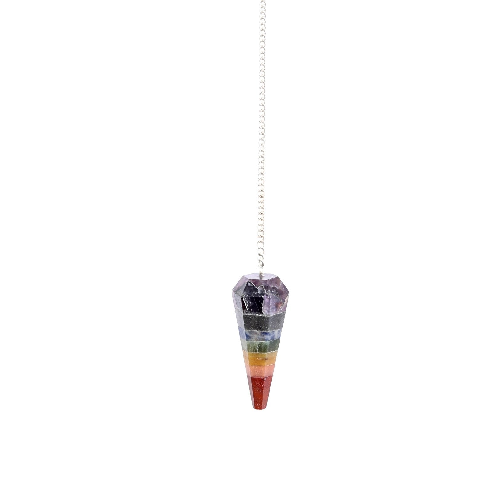 7 Chakra Point Pendulum - Dowser - MystiqHouse