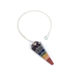 7 Chakra Point Pendulum - Dowser - MystiqHouse