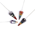 7 Chakra Point Pendulum - Dowser - MystiqHouse