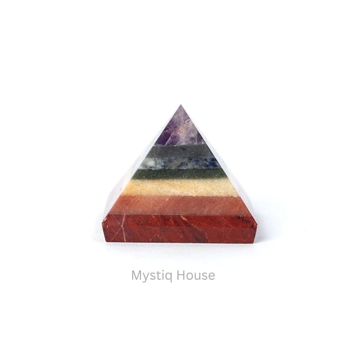 7 Chakra Stone Pyramid - MystiqHouse
