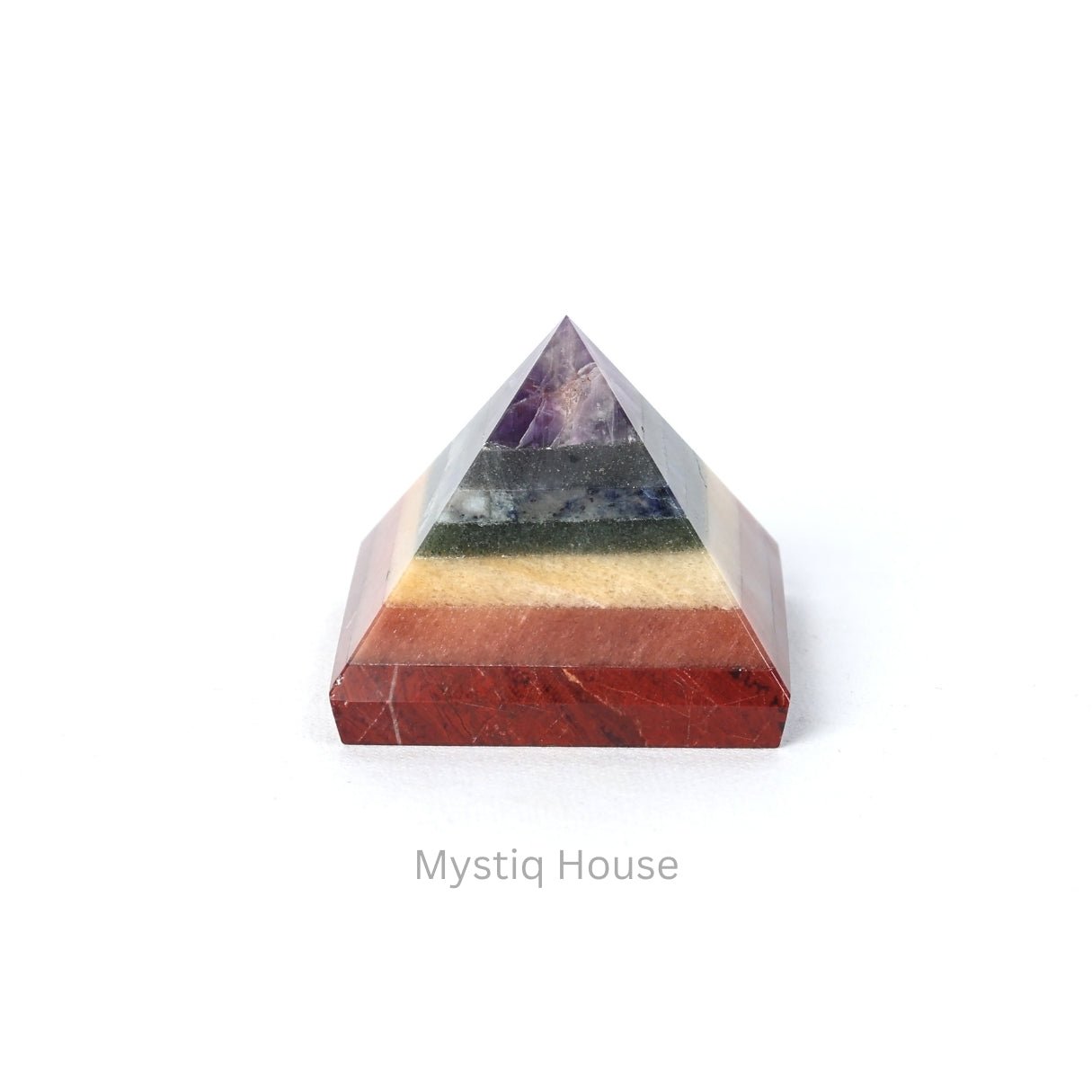 7 Chakra Stone Pyramid - MystiqHouse