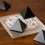 Black Tourmaline Stone Pyramid