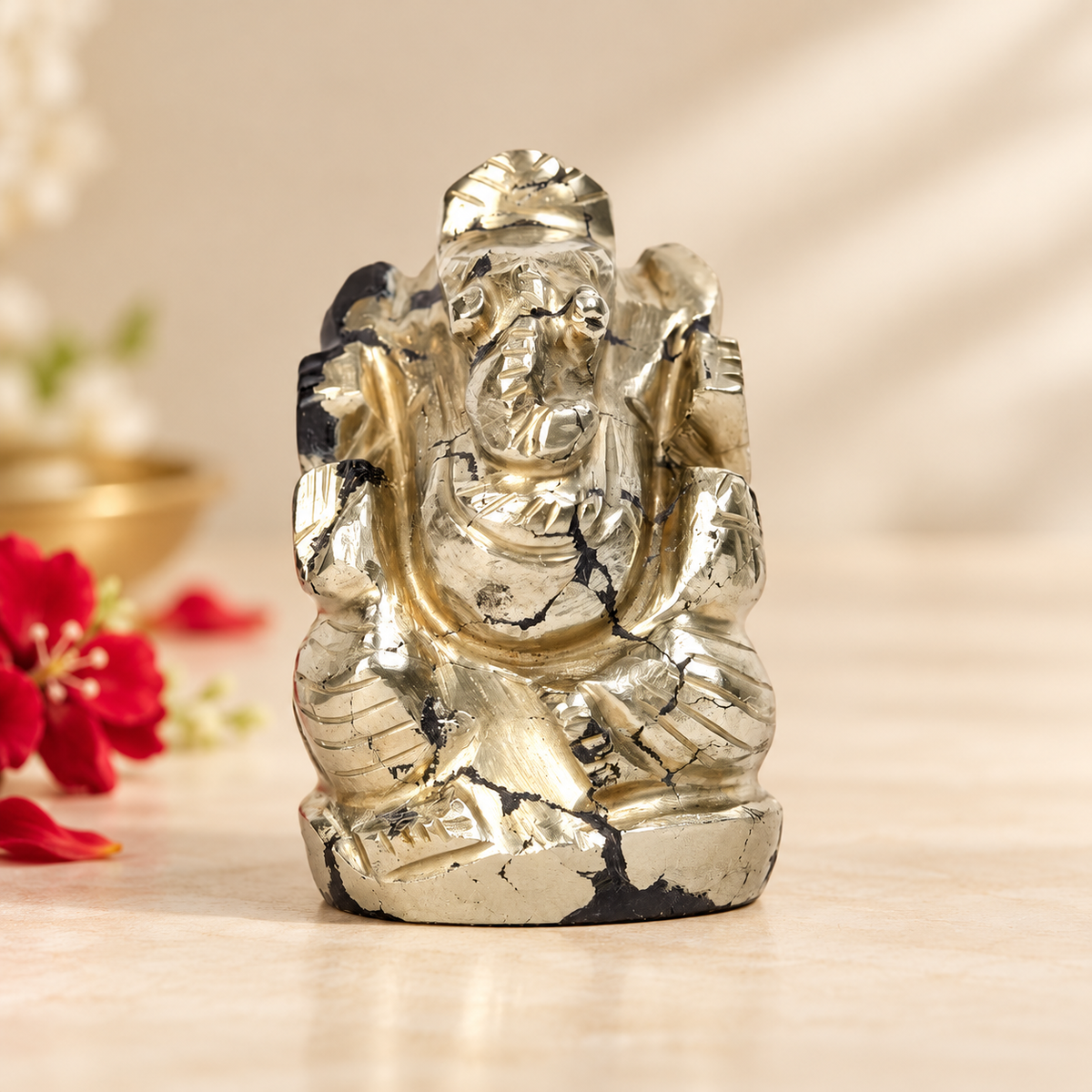 Pyrite Stone Ganesha