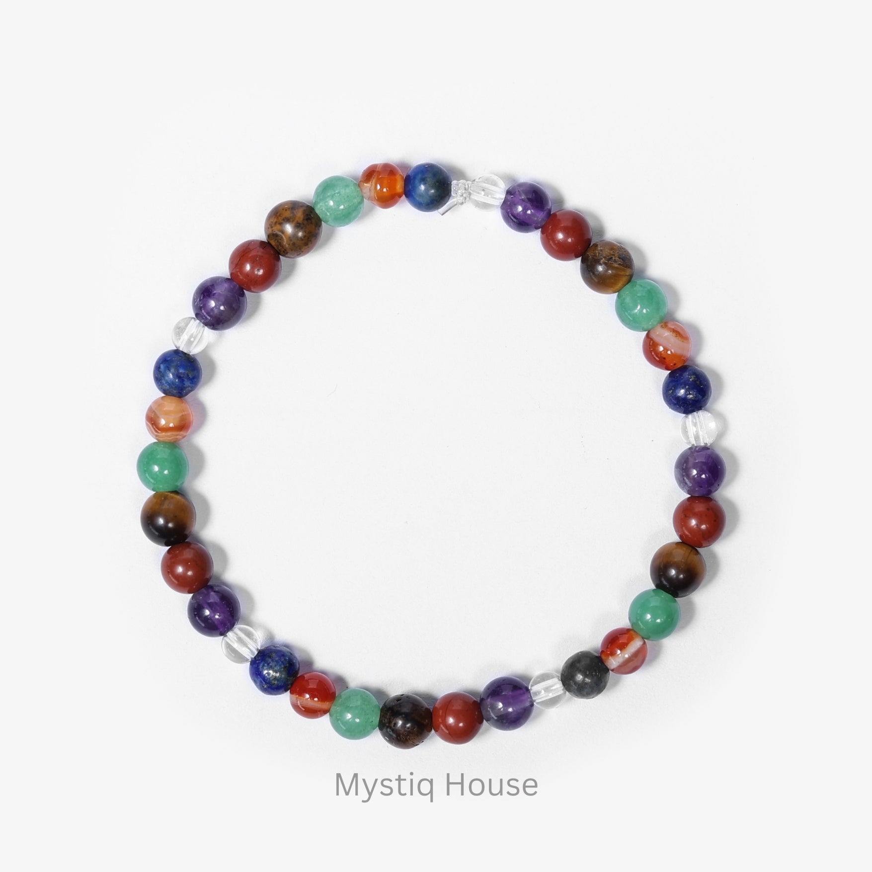 7 Chakra 4mm Bracelet