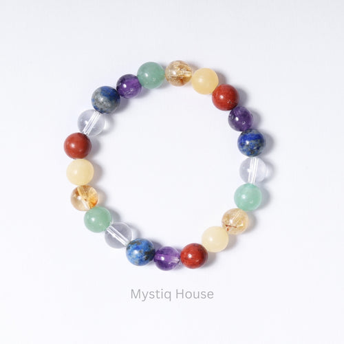 7 Chakra Bracelet 6 inch Img