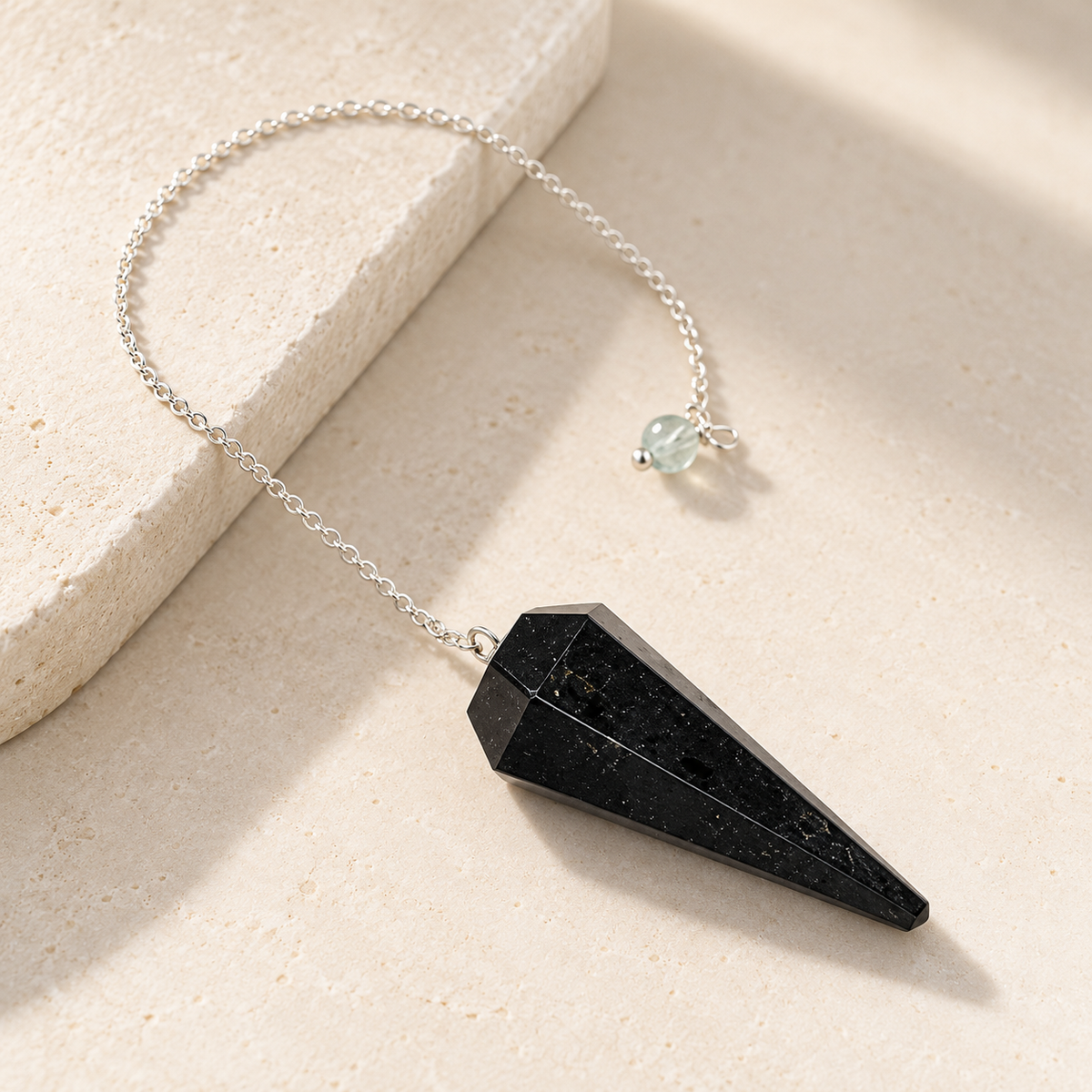 Black Tourmaline Pendulum Dowser - Point
