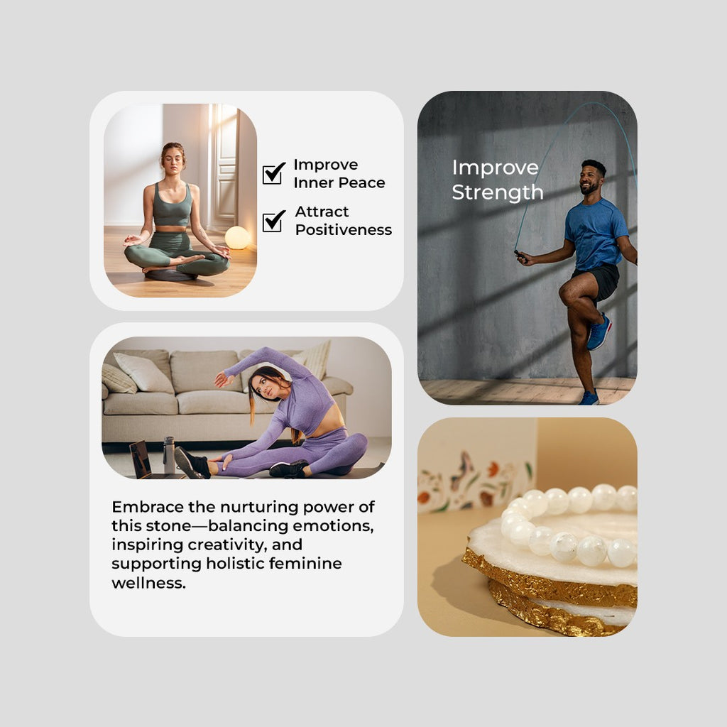 Rainbow Moonstone Bracelet